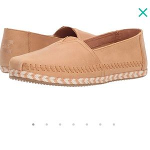 Toms Honey Leather Espadrilles